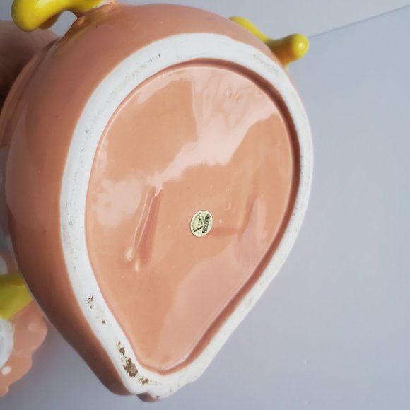 Vintage Ceramic Owl Cookie Jar Countertop Food Snacks Storage Cute Whimsy Fun - Picture 13 of 15